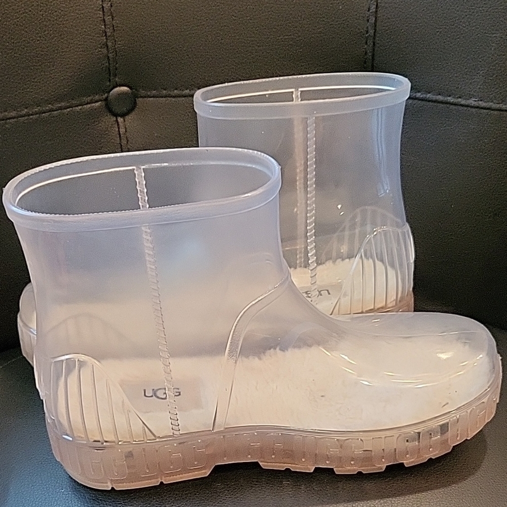 UGG Clear Winter & Rain Boots with White Lining